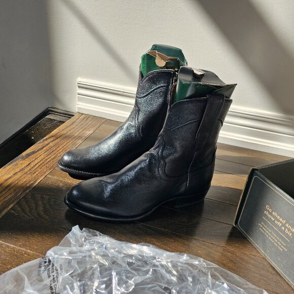 Tecovas “The Dean” Men’s Cowboy Boots – Size 7EE – Black Calf – Like New - Picture 6 of 10